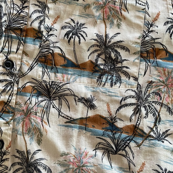 3 boys ZARA aloha button down shirts size 11-12 - Picture 4 of 4